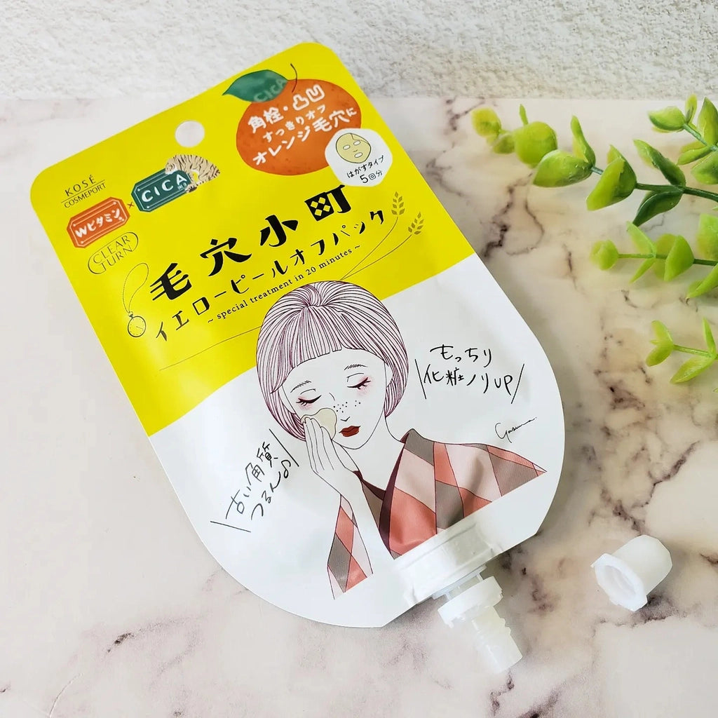 KOSE COSMEPORT Clear Turn Keana Komachi Yellow Peel Off Pack