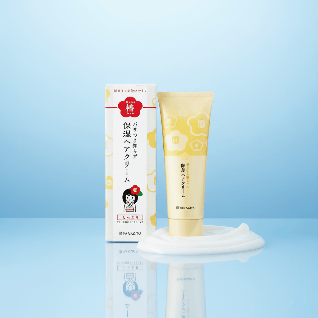 Tsubaki-chan matu aizsardzības un mitrinošs matu krēms