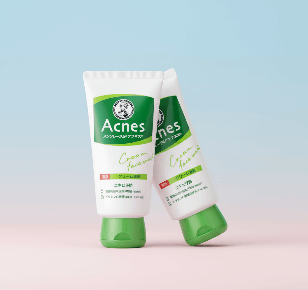 Rohto Mentholatum Acnes Medicated Cream Face Wash