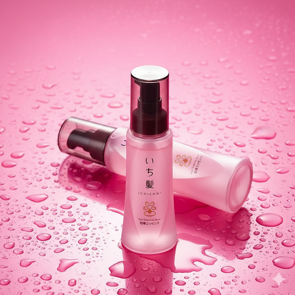 Ichikami dziļi mitrinoša japāņu botāniskā matu esence