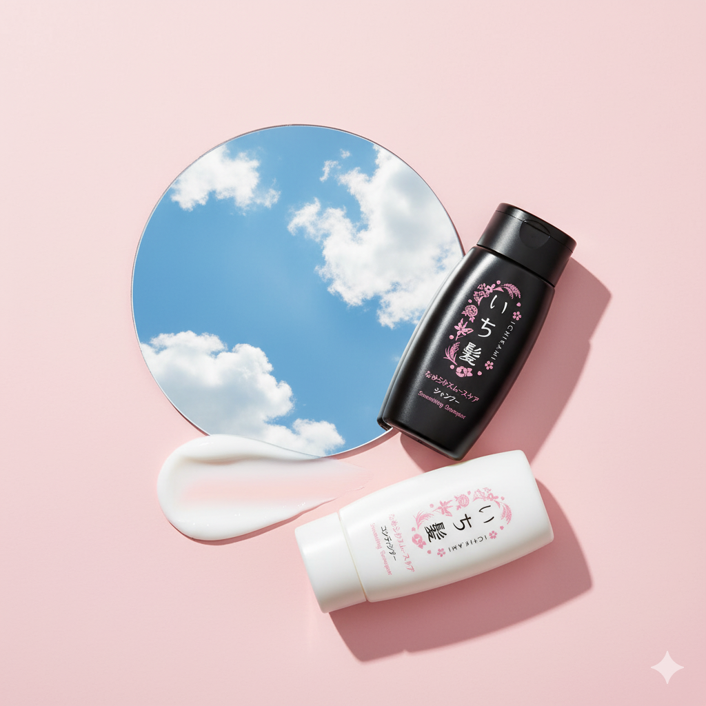 ICHIKAMI Silky Smooth Care Shampoo & Conditioner Mini Set