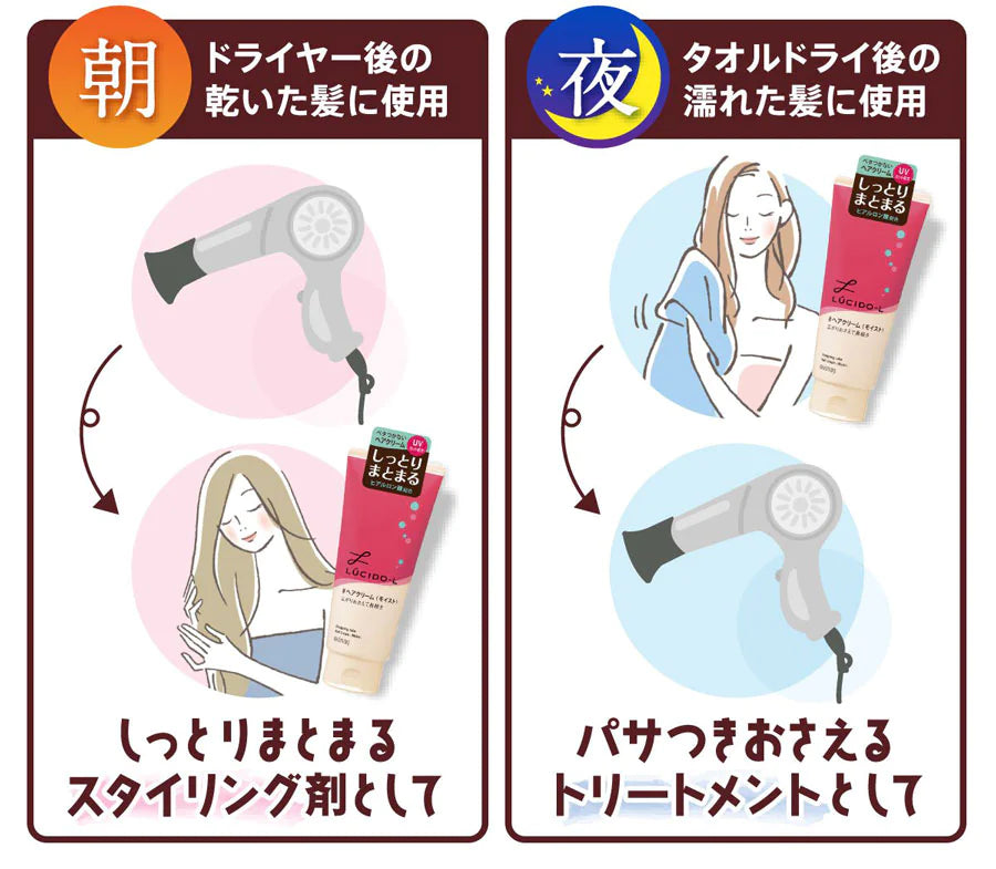 LUCIDO-L mitrinošs matu veidošanas krēms