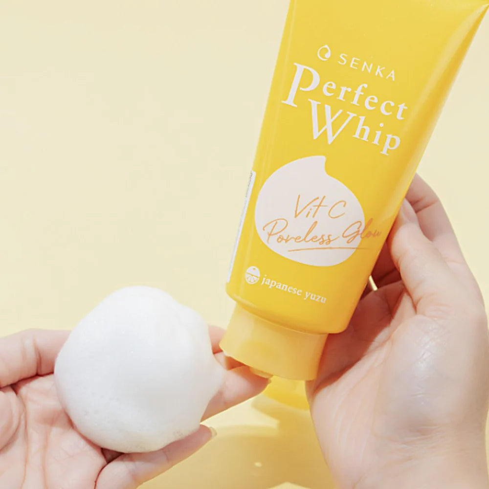 Shiseido Senka Perfect Whip Vitamin C Poreless Glow Foam Cleanser