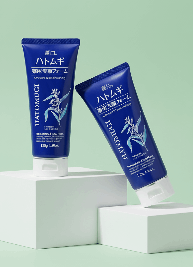 KUMANO COSME Reihaku Hatomugi Acne Care Facial Foam